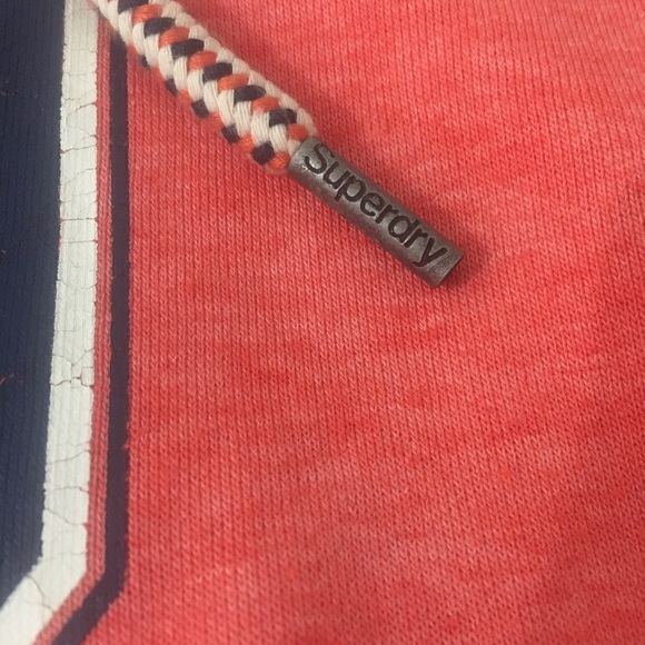 Vintage Superdry Tri League Slouch Hoodie - Picture 5 of 12